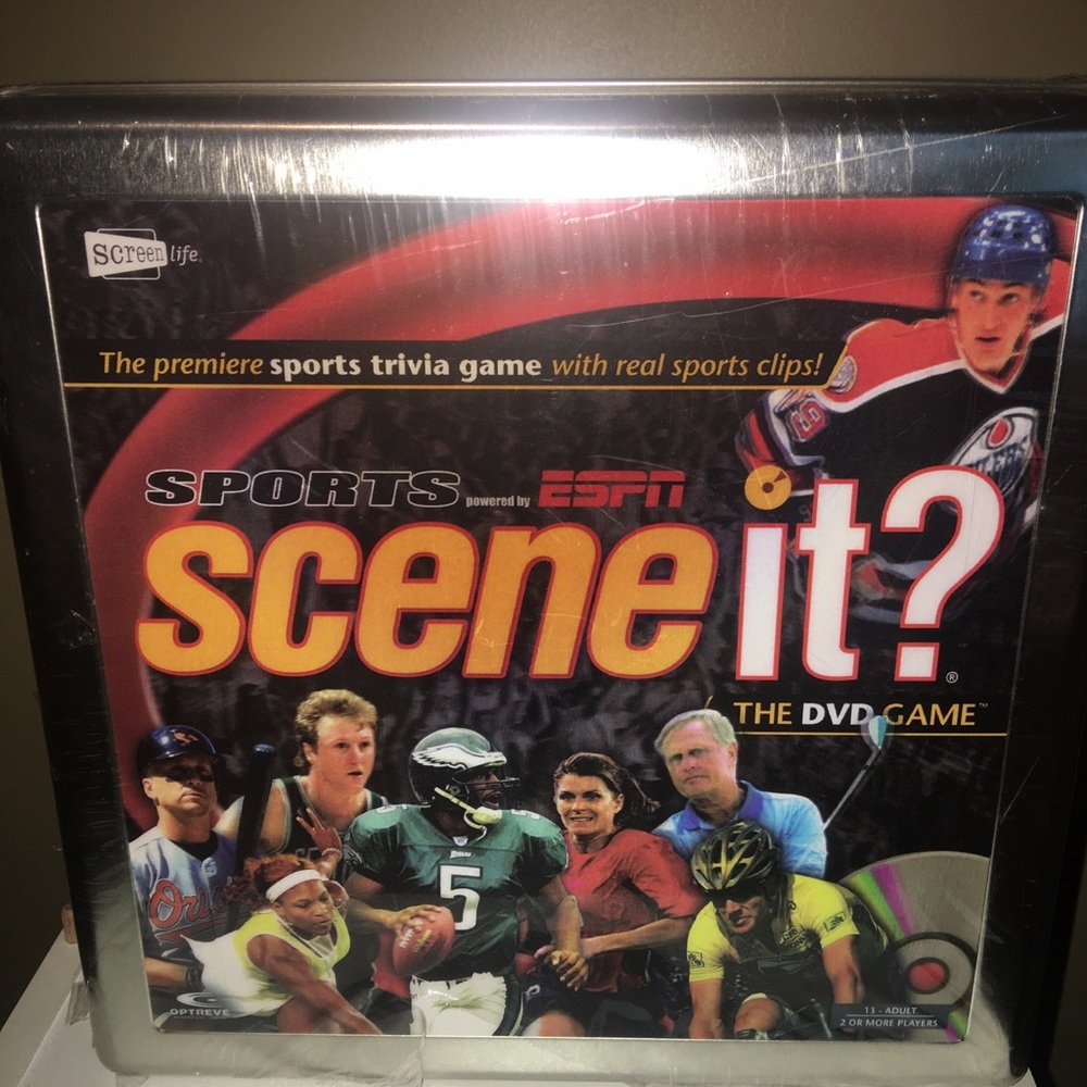 New & Factory Sealed Sports Scene It DVD Game